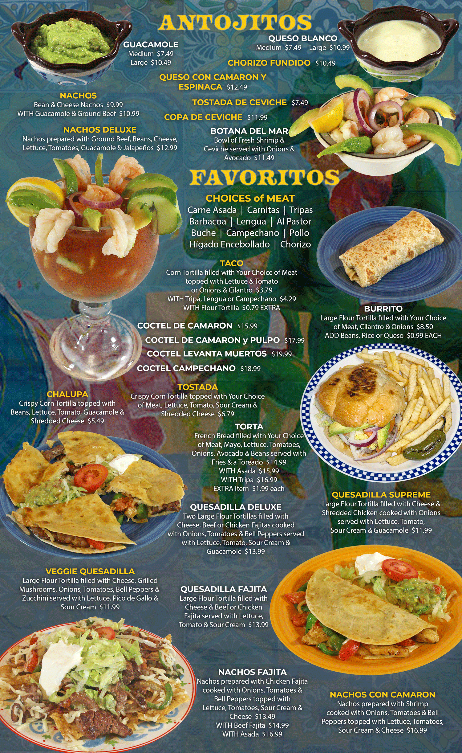 Menu Cover