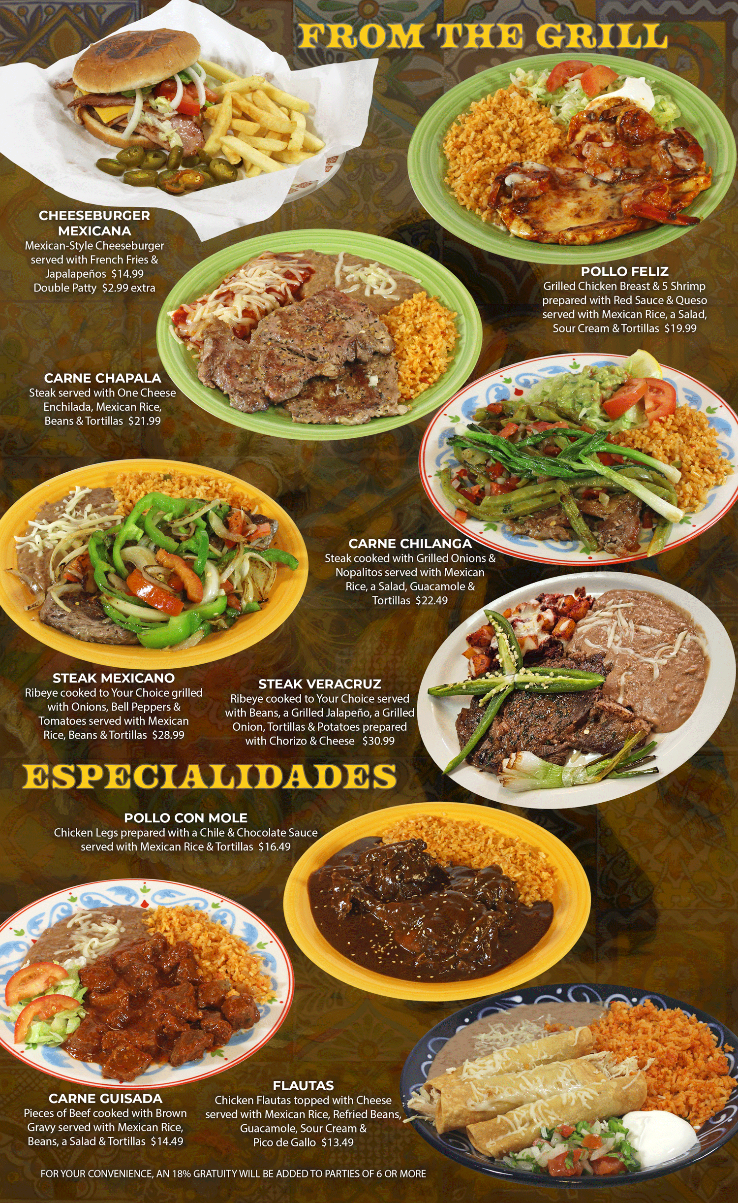 Menu Cover