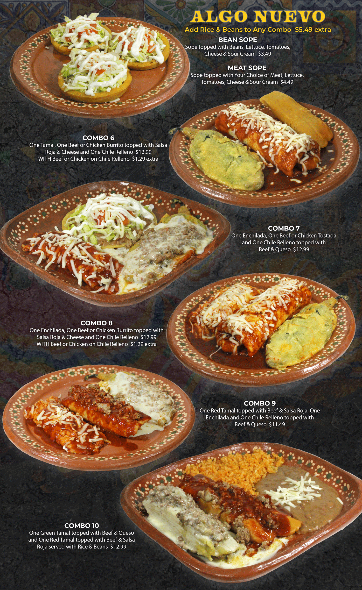 Menu Cover