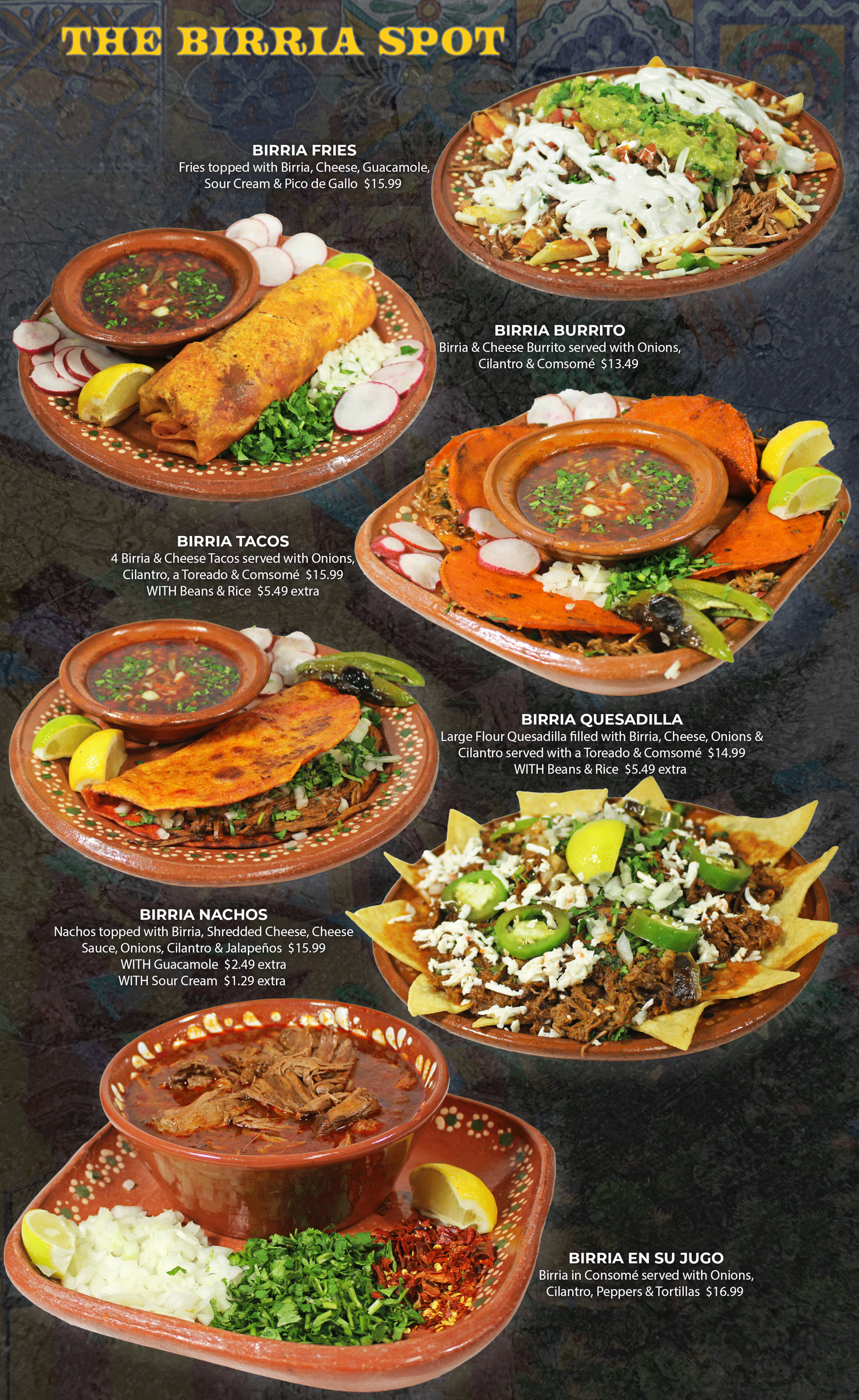 Menu Cover